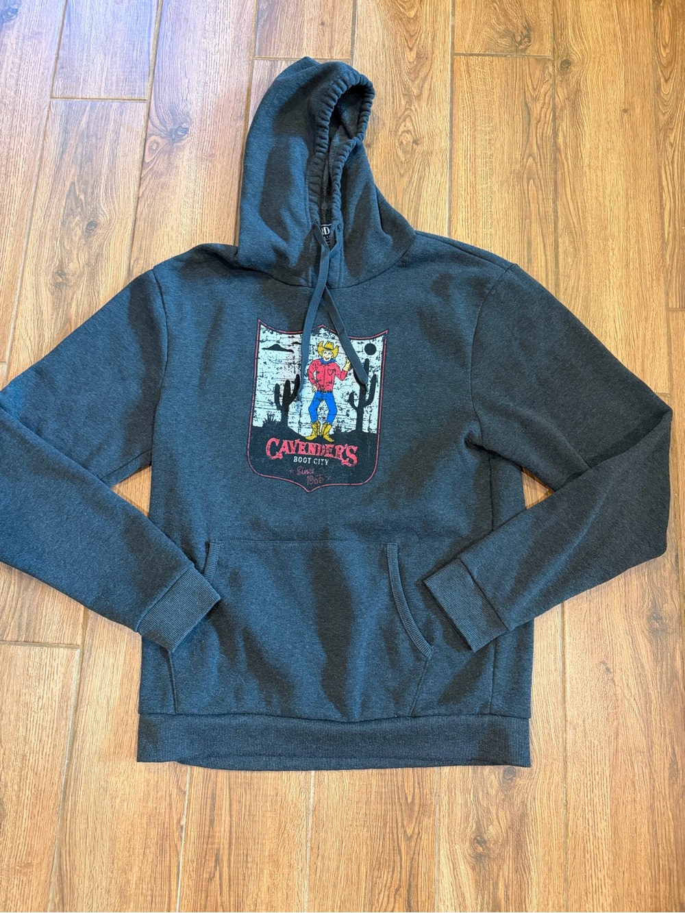 Men's Dark Gray Graphic Pullover Hoodie - Cavender's x boot daddy / large